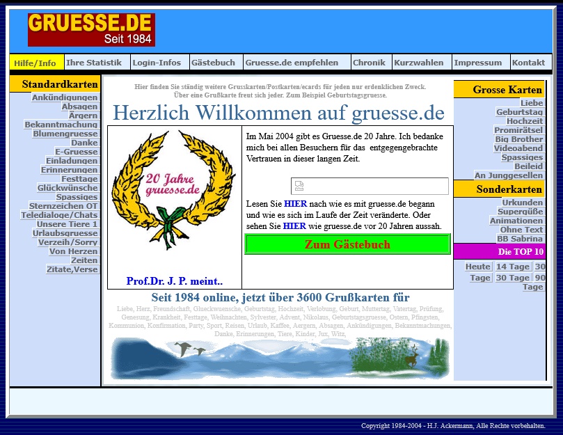Kostenlose Grusskarten Lady