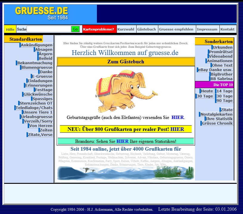 Kostenlose Grusskarten Lady