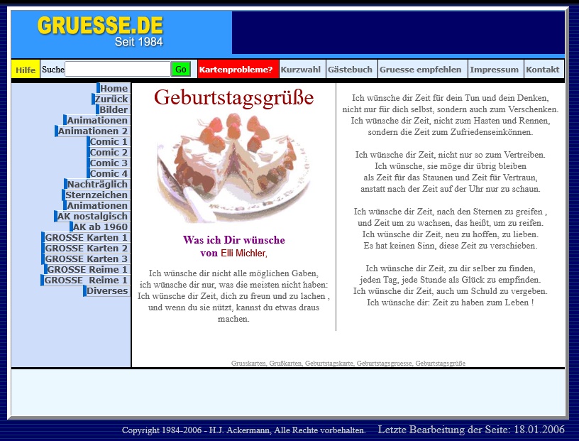 Kostenlose Grusskarten Lady