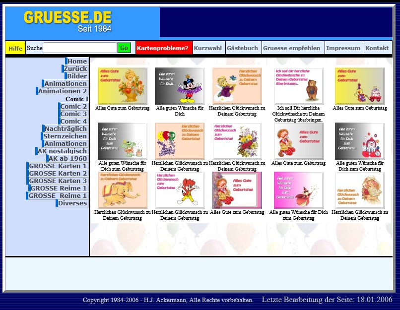 Kostenlose Grusskarten Lady