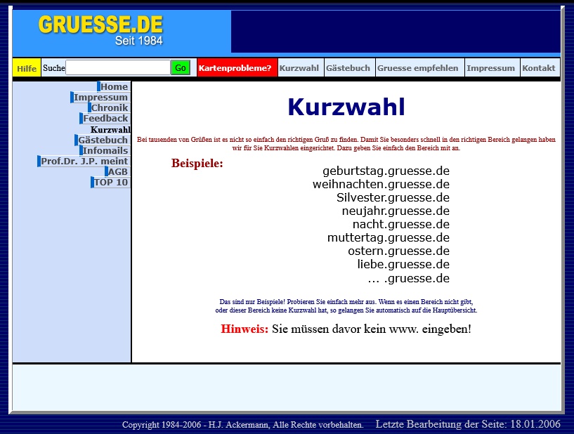 Kostenlose Grusskarten Lady