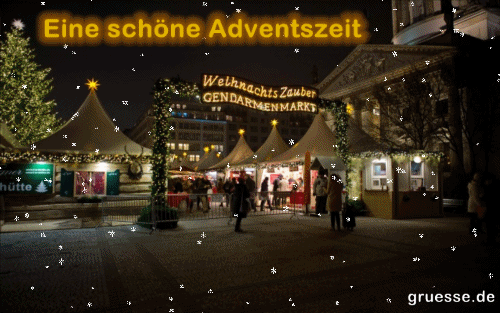 Quadratische Grusskarte