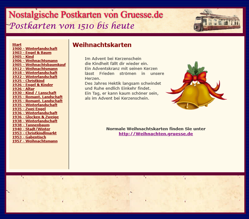 Nostalgische Postkarten