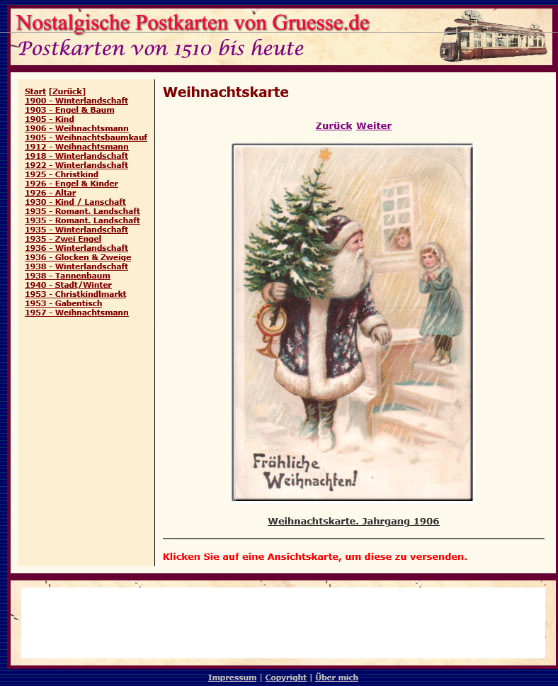 Nostalgische Postkarten