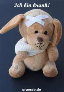 grusskarte diverses krank 016
