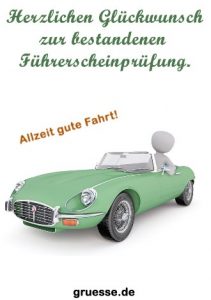 grusskarte glueckwuensche fuehrerschein 002