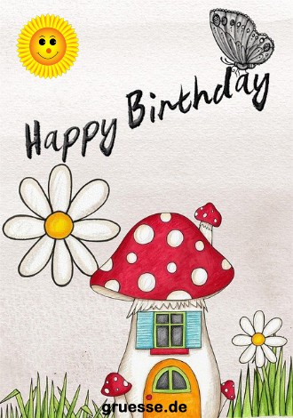 Glückwünsche-H, Kostenlose Grußkarten hoch