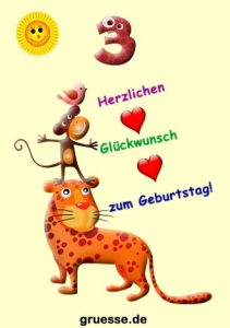 grusskarte glueckwuensche geburtstag kinder 001