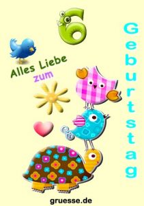 grusskarte glueckwuensche geburtstag kinder 002