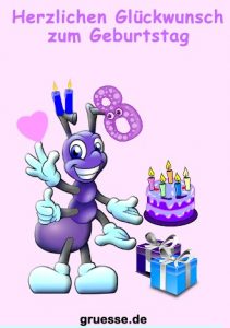 grusskarte glueckwuensche geburtstag kinder 008