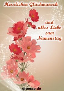 grusskarte glueckwuensche namenstag 002