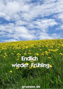 grusskarte zeiten jahreszeit fruehling 002