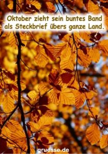 grusskarte zeiten jahreszeit herbst 001