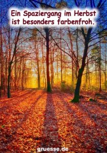 grusskarte zeiten jahreszeit herbst 005