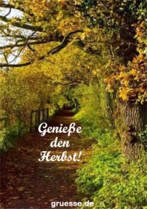 grusskarte zeiten jahreszeit herbst 007