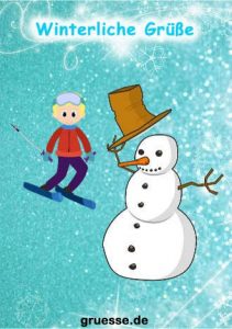grusskarte zeiten jahreszeit winter 003