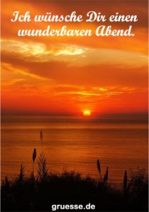 grusskarte zeiten schoenen abend 009