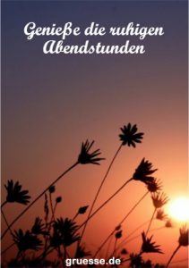 grusskarte zeiten schoenen abend 010