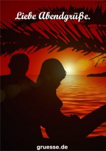 grusskarte zeiten schoenen abend 017