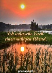 grusskarte zeiten schoenen abend 020