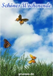 grusskarte zeiten schoenes wochenende 002