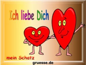 grusskarte Herzensgruesse liebe comic k 004