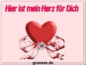 grusskarte Herzensgruesse liebe comic k 033
