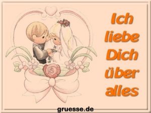 grusskarte Herzensgruesse liebe comic k 036