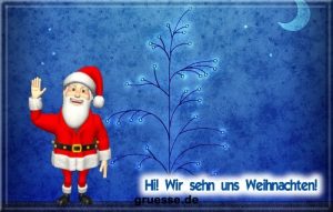 grusskarte festtage advent blaue karten b 009