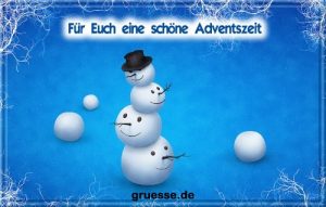 grusskarte festtage advent blaue karten b 022