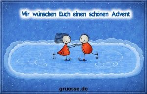 grusskarte festtage advent blaue karten b 026