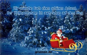 grusskarte festtage advent blaue karten b 028