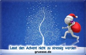 grusskarte festtage advent blaue karten b 029