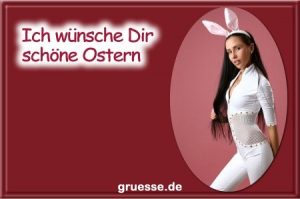 grusskarte festtage ostern von ihr b 007
