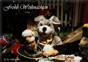 grusskarte festtage weihnachten kinder b 002