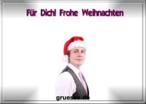grusskarte festtage weihnachten von ihm b 007