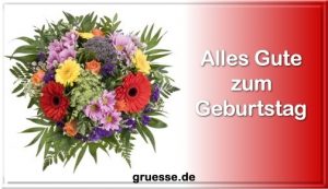 grusskarte glueckwuensche geburtstag blumen b 002