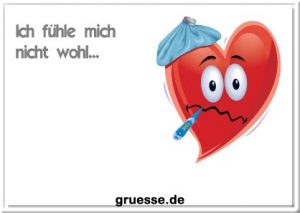 grusskarte glueckwuensche krank b 022