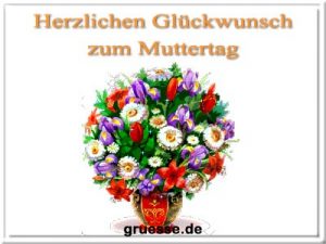 grusskarte glueckwuensche muttertag b 011