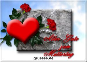 grusskarte glueckwuensche muttertag b 032