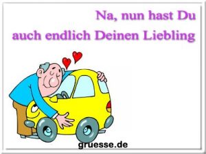 grusskarte glueckwuensche neues auto b 003