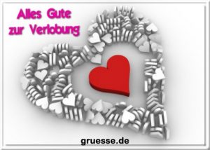 grusskarte glueckwuensche verlobung b 005