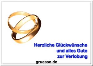 grusskarte glueckwuensche verlobung b 016