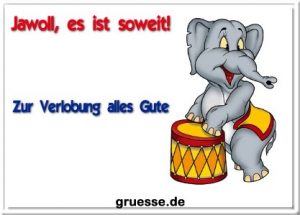 grusskarte glueckwuensche verlobung b 022