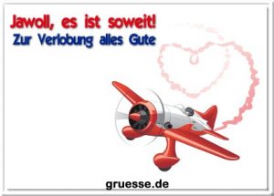 grusskarte glueckwuensche verlobung b 026