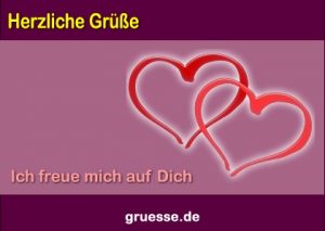 grusskarte herzensgruesse liebe art 2 b 002