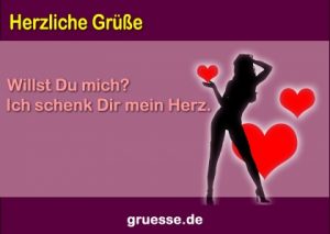 grusskarte herzensgruesse liebe art 2 b 004