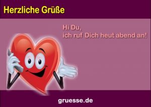 grusskarte herzensgruesse liebe art 2 b 015