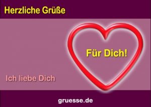 grusskarte herzensgruesse liebe art 2 b 016