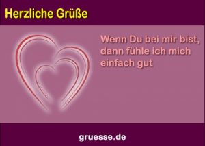 grusskarte herzensgruesse liebe art 2 b 023